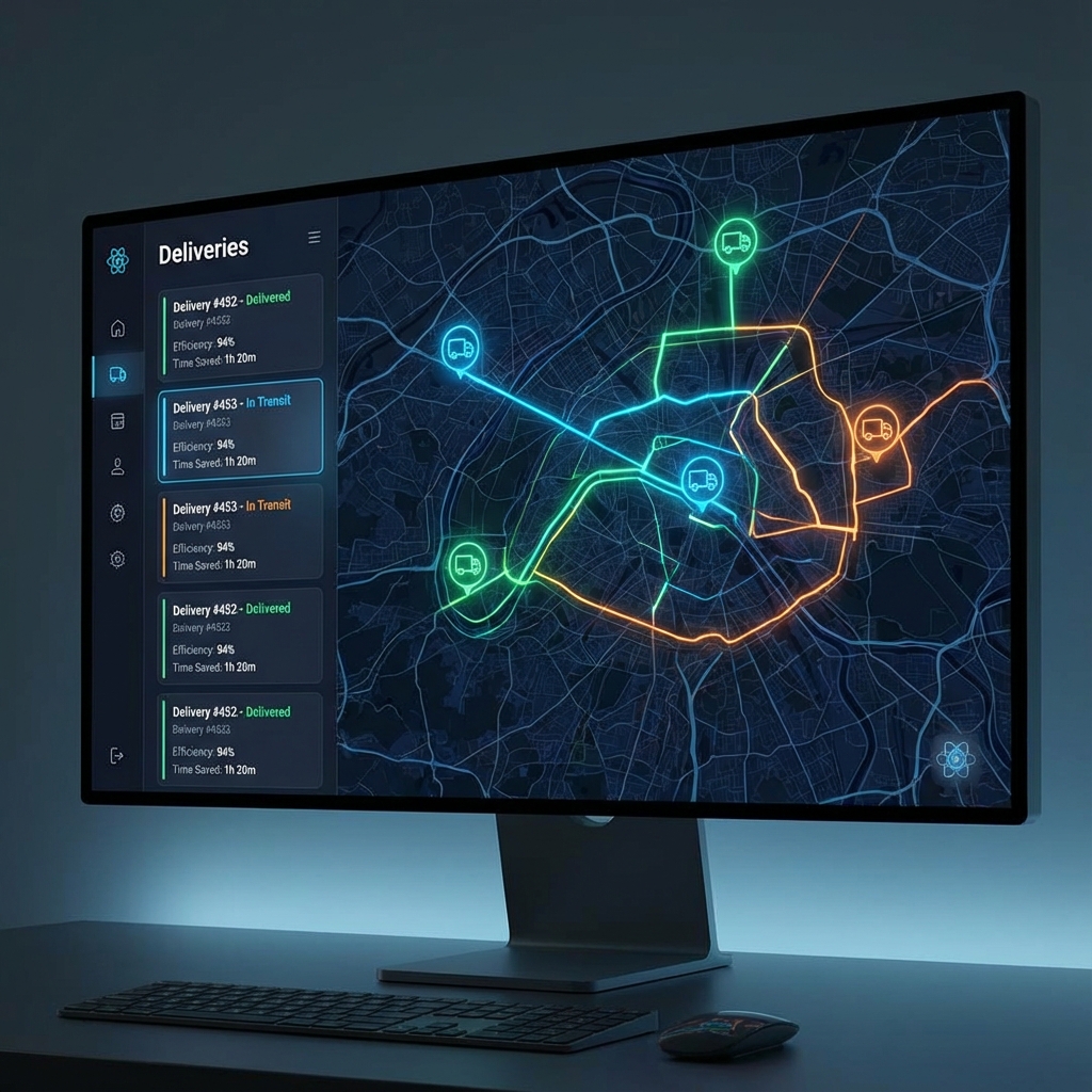 OpriFlex Route Optimization Dashboard